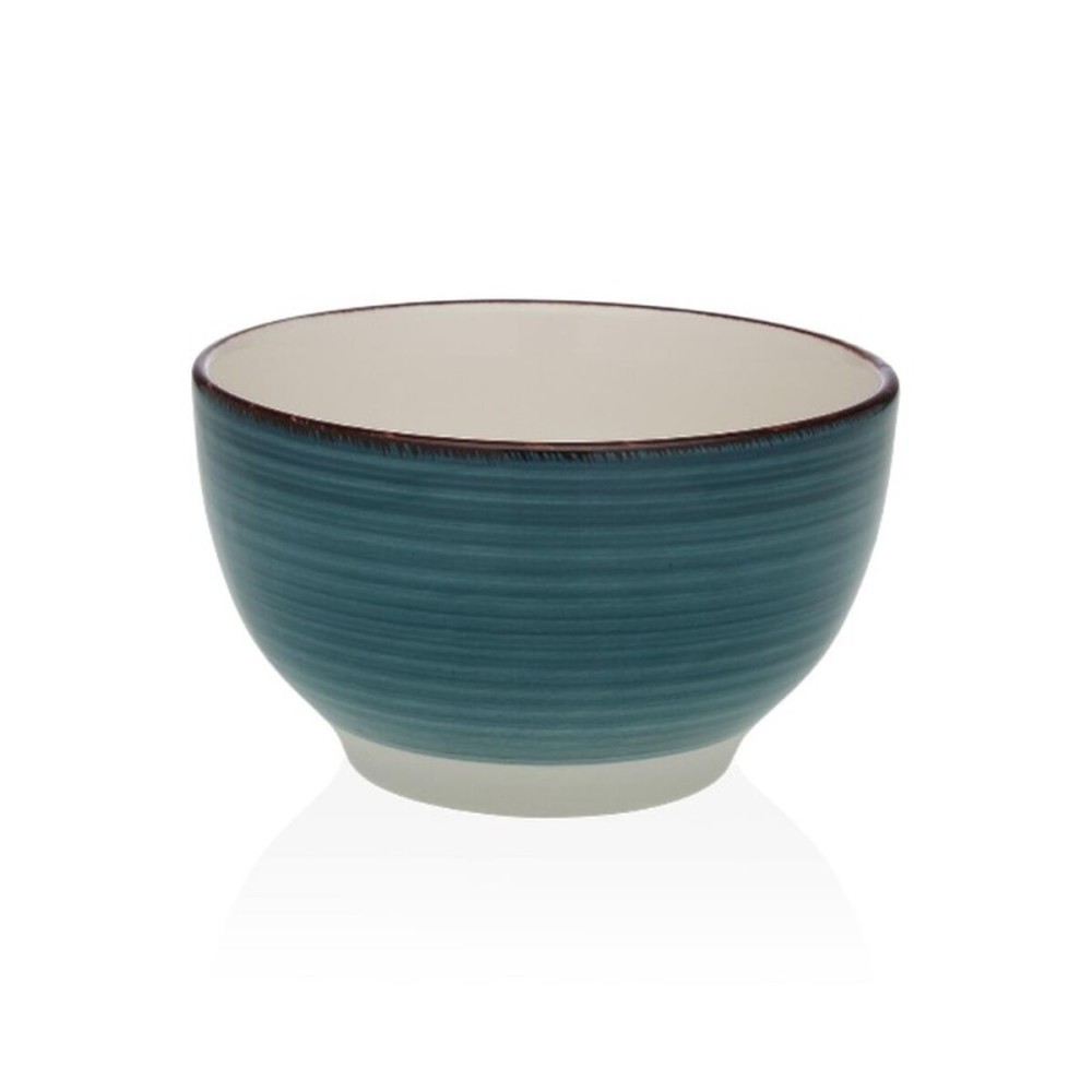 Bowl Versa Blue Stoneware 14 x 8,3 x 14 cm