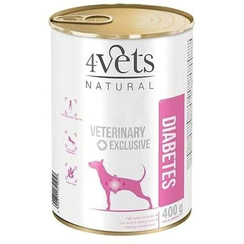 Nassfutter 4VETS                                 Erwachsene Hunde Truthahn 400 g