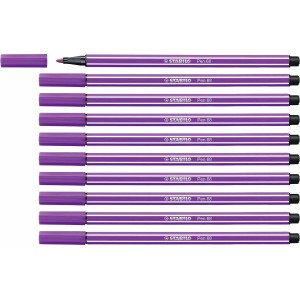 Feutres Stabilo Pen 68 Lila (10 Pièces)