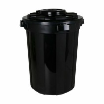 Rubbish Bin Dem Hop Black 70 L (3 Units)