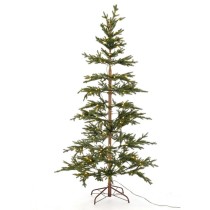 Sapin de Noël Vert Lumière chaude 110 x 110 x 210 cm