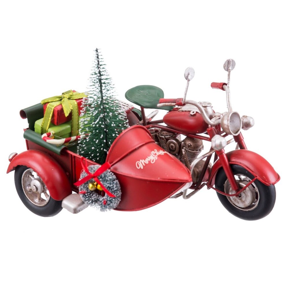 Décorations de Noël Rouge Multicouleur Side-car 19 x 14 x 13 cm