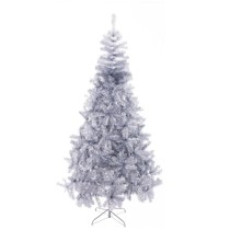 Weihnachtsbaum Silberfarben Metall Kunststoff 110 x 110 x 210 cm