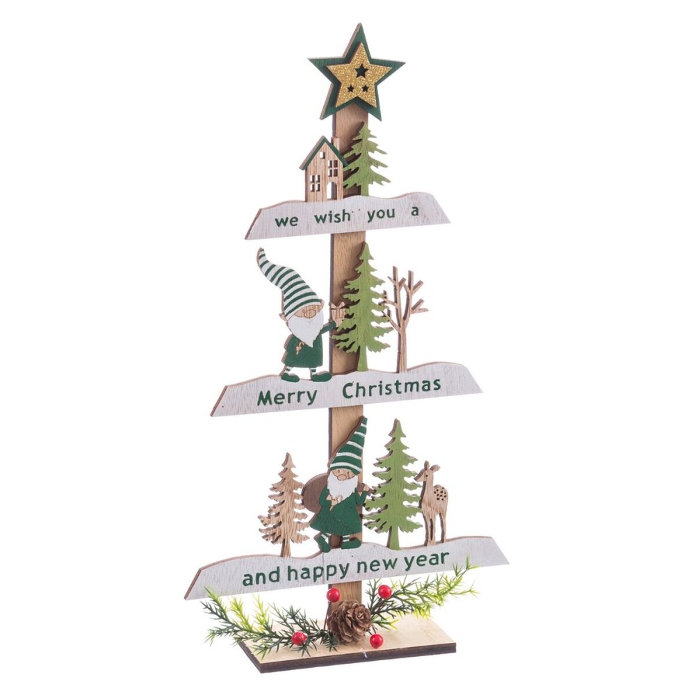 Sapin de Noël Multicouleur 20 x 6,5 x 37,5 cm