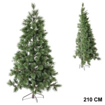 Weihnachtsbaum grün PVC Metall Polyäthylen 120 x 120 x 210 cm