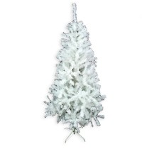 Christmas Tree White PVC Metal Polyethylene 110 x 110 x 210 cm