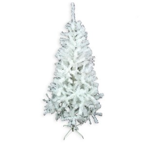 Christmas Tree White PVC Metal Polyethylene 110 x 110 x 210 cm