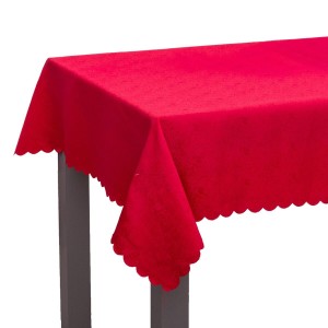 Tablecloth Red Polyester 150 x 220 cm