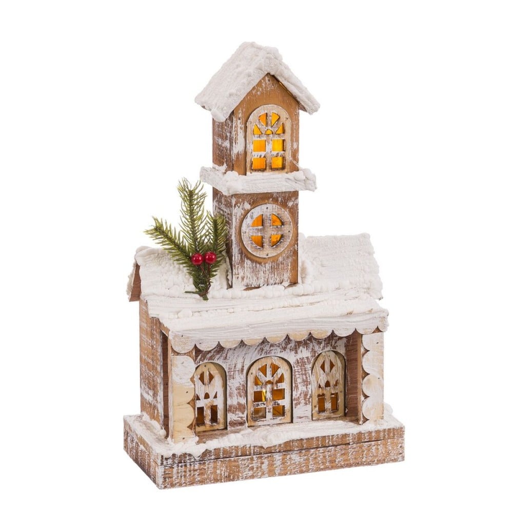 Accesoires pour crèche de Noël Naturel Église 22 X 11 X 36 CM