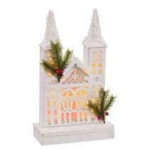 Accesoires pour crèche de Noël Naturel Église 19 X 8 X 33 CM