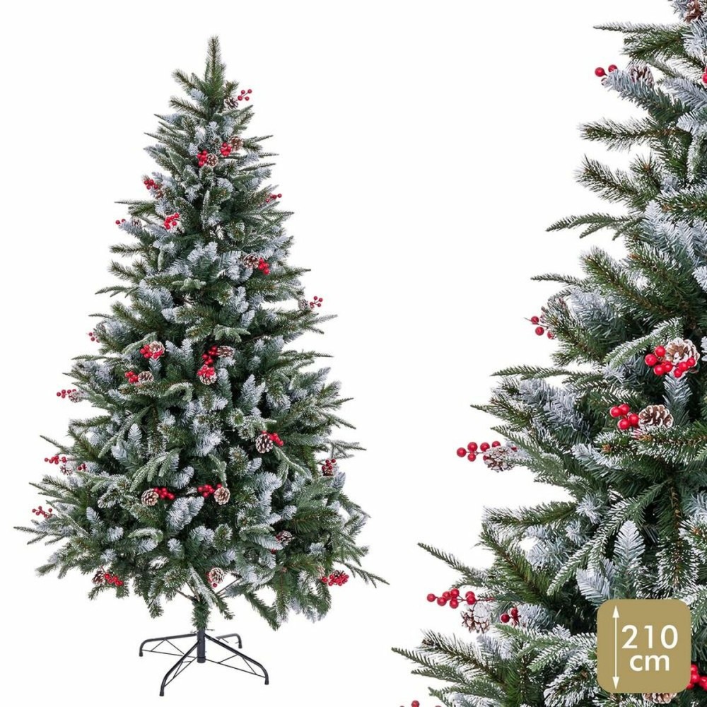 Sapin de Noël PVC Enneigé 80 x 80 x 210 cm