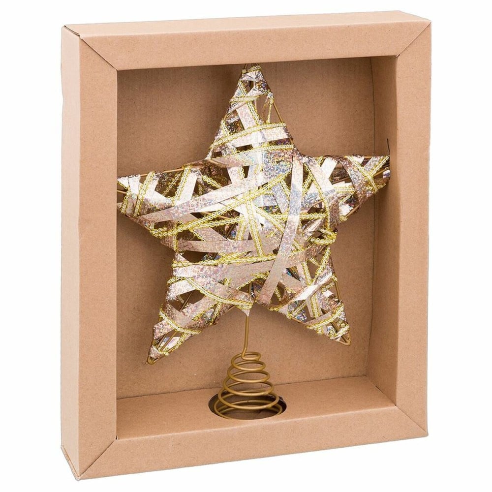 Christmas star Gold Metal 25 x 5,5 x 30 cm