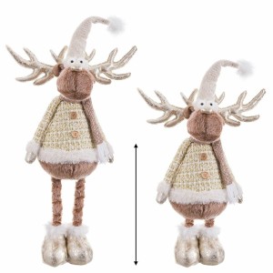 Figurine Naturel Cerf 25 X 16 X 81 CM