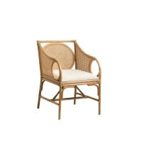 Sitz Romimex natürlich Rattan 53 x 86 x 63 cm