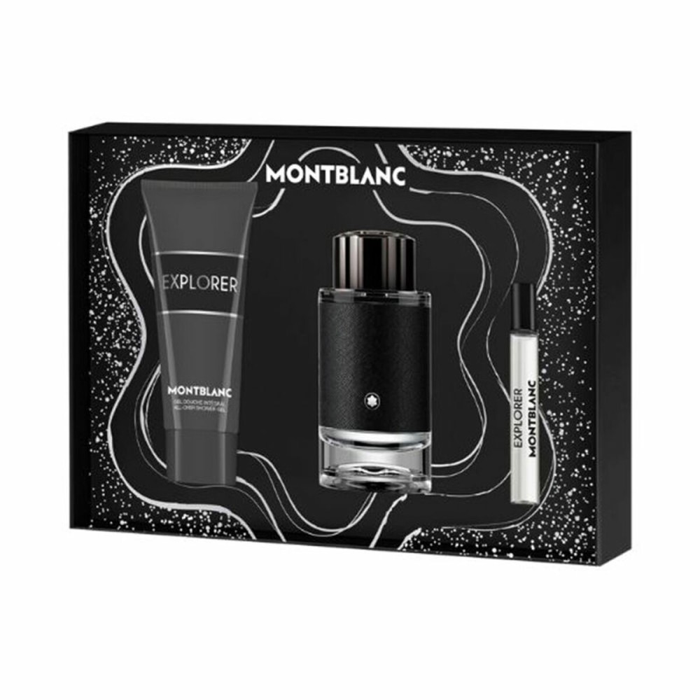 Men's Perfume Set Montblanc EXPLORER EDP 3 Pieces