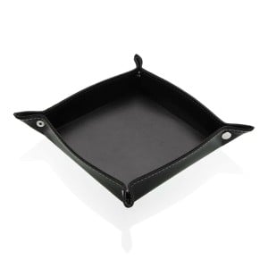 Valet Tray Versa Black 18 x 3,6 x 18 cm