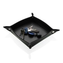 Valet Tray Versa Black 18 x 3,6 x 18 cm