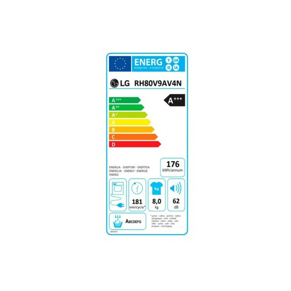 Sécheuse LG RH80V9AV4N