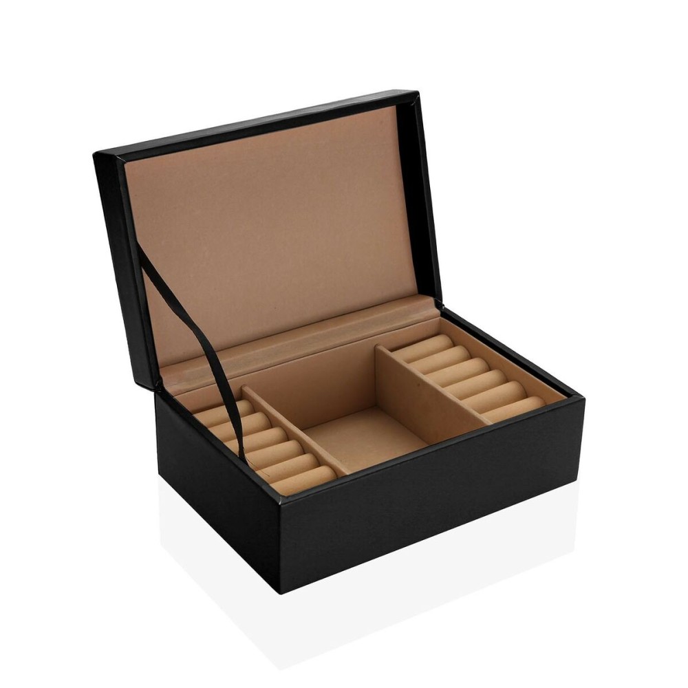 Jewelry box Versa Black 13,5 x 8 x 20,5 cm