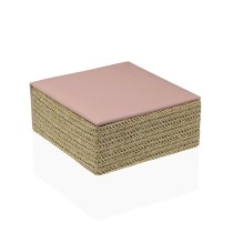 Jewelry box Versa Pink Wood 15,5 x 6,8 x 15,5 cm