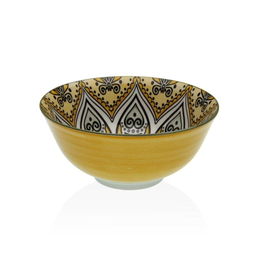 Bol pour Apéritifs Versa Jaune Céramique Porcelaine 15,5 x 7 x 15,5 cm