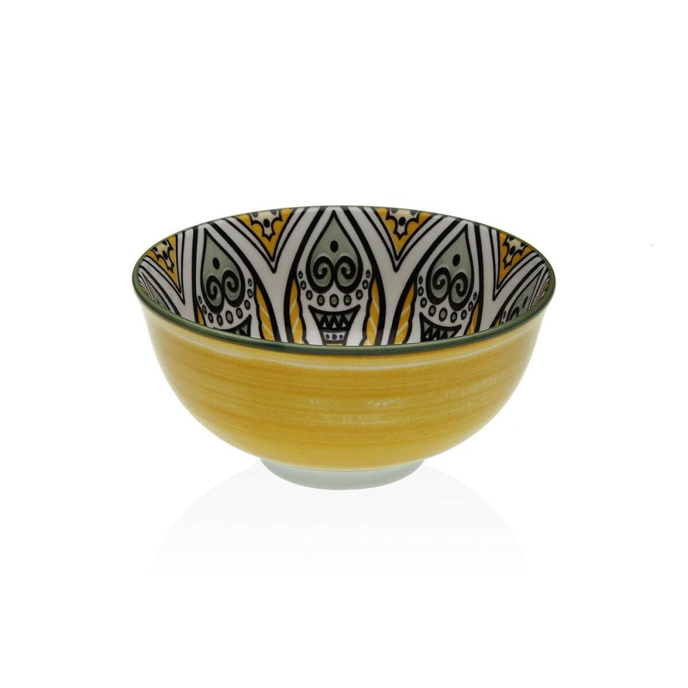 Snack Bowl Versa Yellow Ceramic Porcelain 11,5 x 6 x 11,5 xm