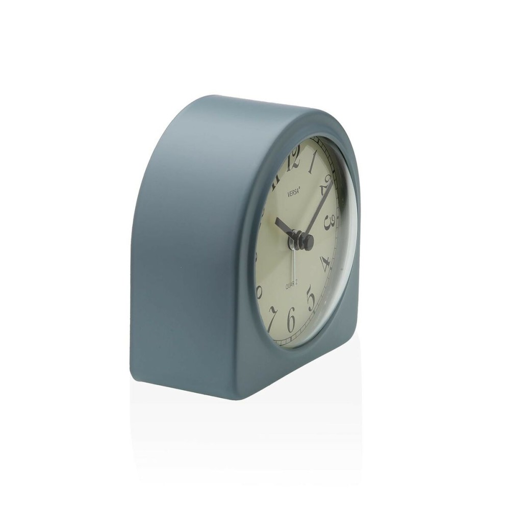 Horloge de table Versa Luxa Bleu Plastique 5,8 x 10 x 10 cm