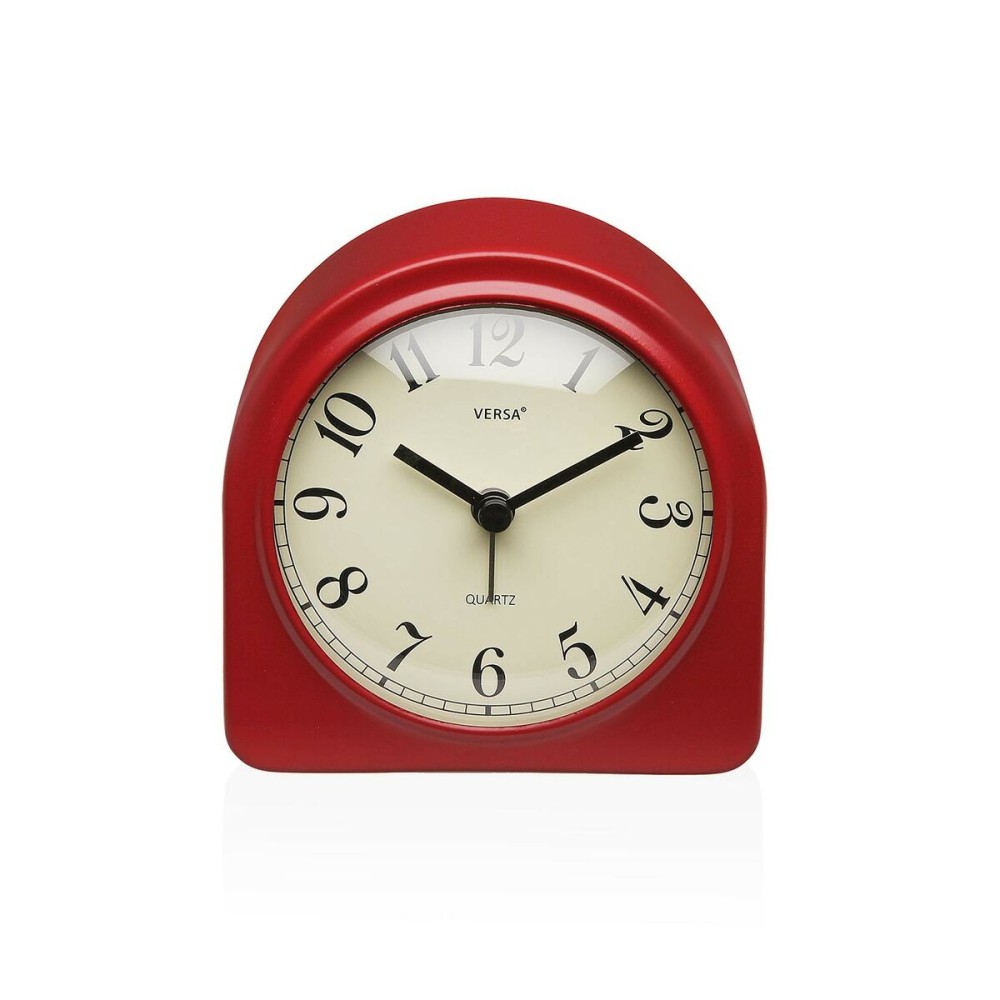 Horloge de table Versa Luxa Rouge Plastique 5,8 x 10 x 10 cm