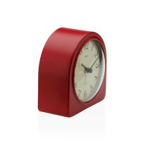 Table clock Versa Luxa Red Plastic 5,8 x 10 x 10 cm