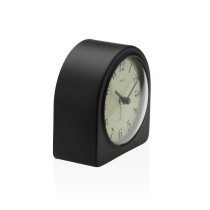 Horloge de table Versa Luxa Noir Plastique 5,8 x 10 x 10 cm