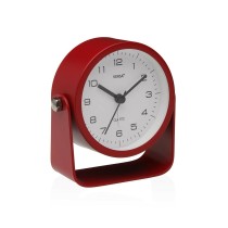 Table clock Versa Alura Red Plastic 4,1 x 10 x 10 cm