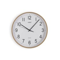 Horloge Murale Versa Plastique Quartz Bois MDF 4 x 30 x 30 cm