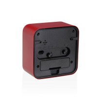 Table clock Versa Alvo Red Plastic 4,5 x 8,5 x 8,5 cm