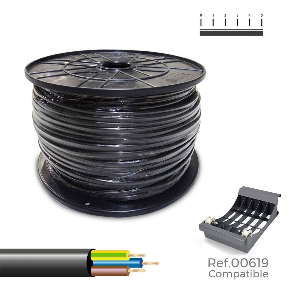 Multi-core Electric Cable Sediles vv-k0.6/1kv Black 3 x 2,5 mm 100 m