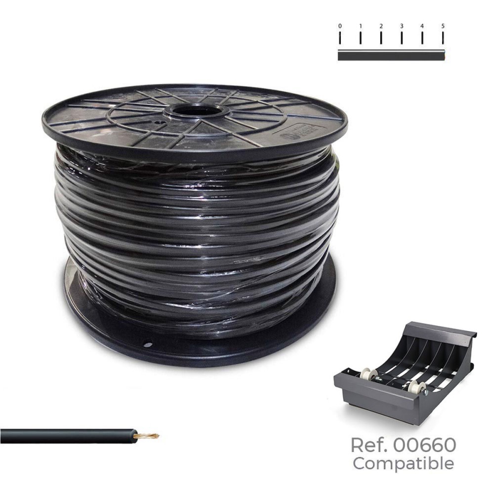 Multi-core Electric Cable Sediles h07z1-k Black 1,5 mm 500 m