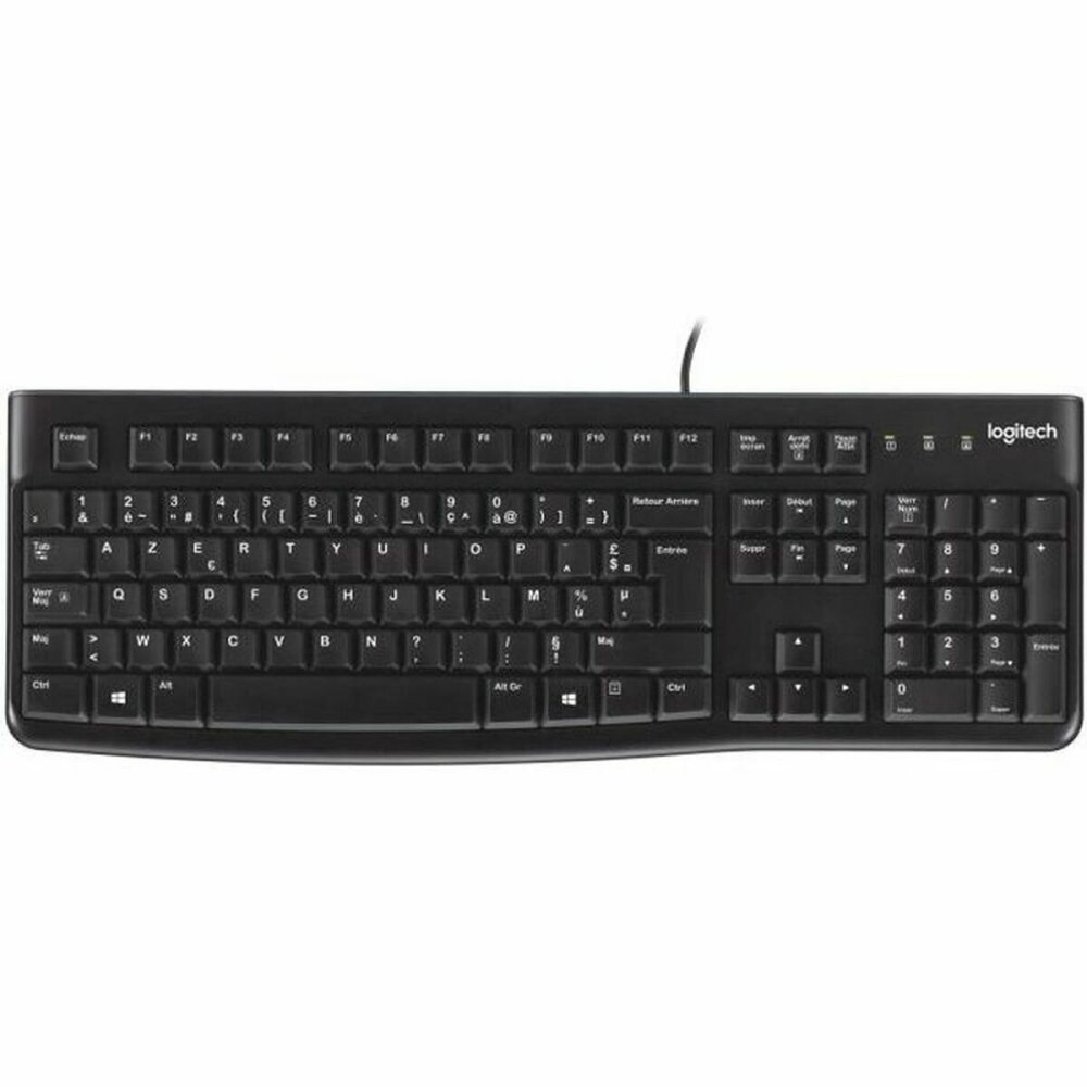 Clavier Logitech K120 Noir Français AZERTY