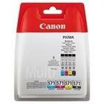 Cartouche d'encre originale Canon CLI-571 Multipack Gris Multicouleur