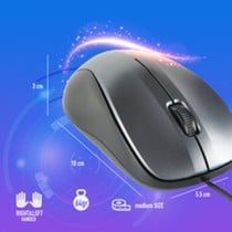 Optische Maus NGS NGS-MOUSE-1091 1200 DPI Grau