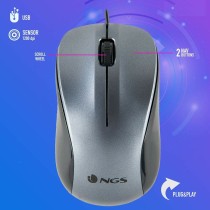 Optische Maus NGS NGS-MOUSE-1091 1200 DPI Grau