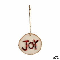 Christmas bauble Brown Red Wood (72 Units)