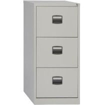 File Cupboard Bisley 3 drawers Grey A4 Metal Steel 102 x 41 x 40 cm