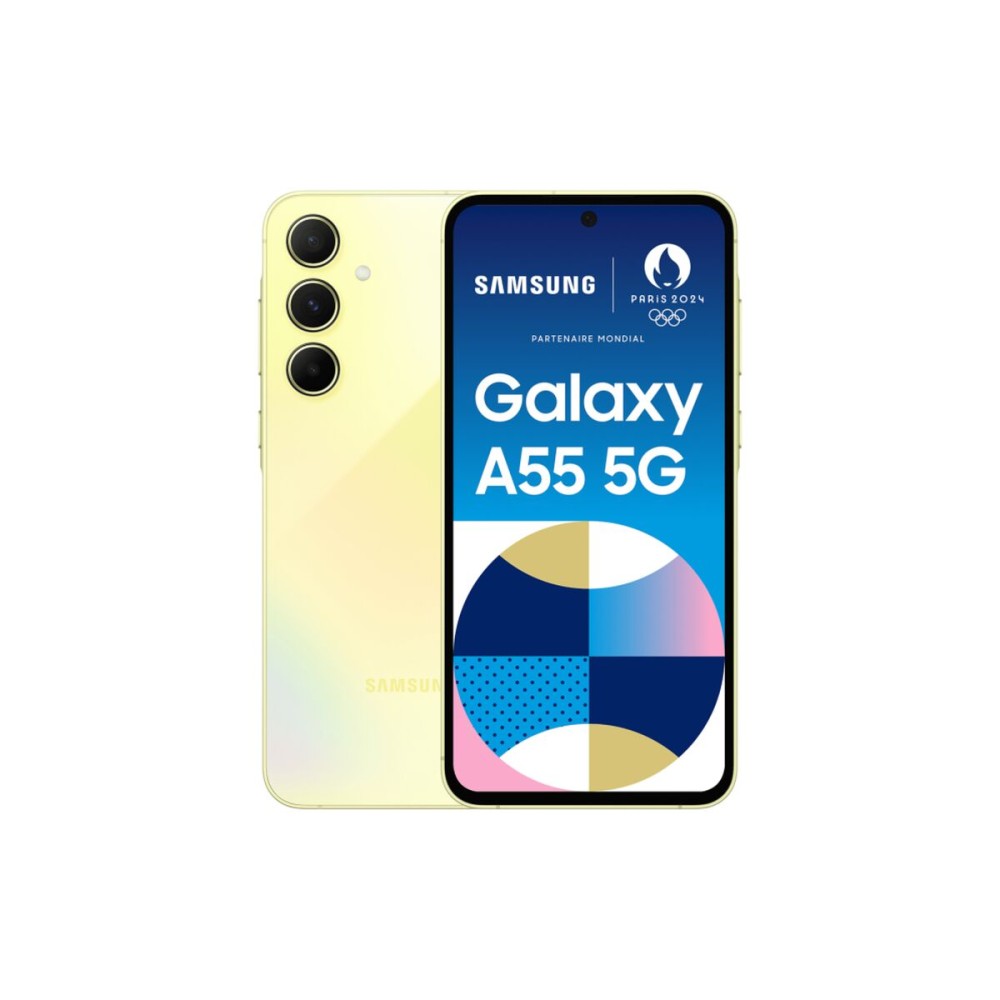 Smartphone Samsung Galaxy A55 Octa Core 8 GB RAM 128 GB Gelb