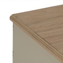 Schubladenschrank Creme natürlich Tannenholz Holz MDF 80 x 38 x 73 cm