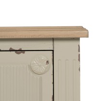 Caisson à Tiroirs Crème Naturel Bois d'épicéa Bois MDF 80 x 38 x 73 cm