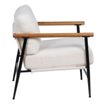 Fauteuil Blanc Noir 70 x 76 x 81 cm