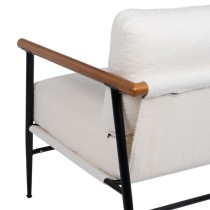 Fauteuil Blanc Noir 70 x 76 x 81 cm