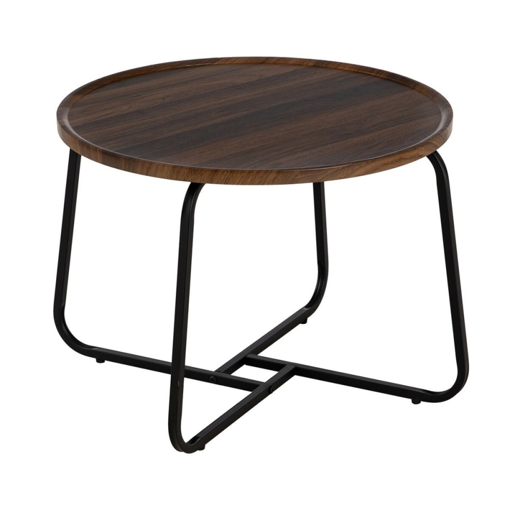 Table Basse Marron Noir 60 x 60 x 45 cm