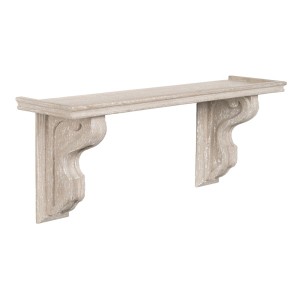 Wanddekoration Grau Mango-Holz Holz MDF 76 x 18,5 x 30 cm