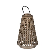 Lantern Grey Bamboo Crystal 38 x 38 x 57 cm