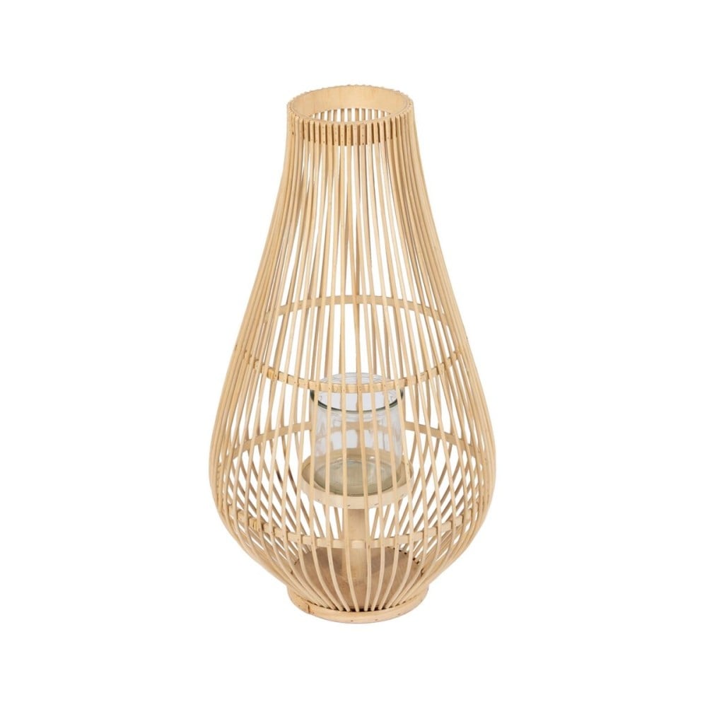 Lantern Natural Bamboo Crystal 30 x 30 x 55 cm